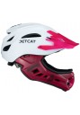 Шлем FullFace - Hawks (White/Pink) Хокс - JETCAT