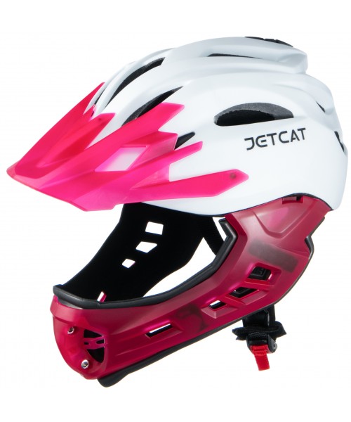 Шлем FullFace - Hawks (White/Pink) Хокс - JETCAT