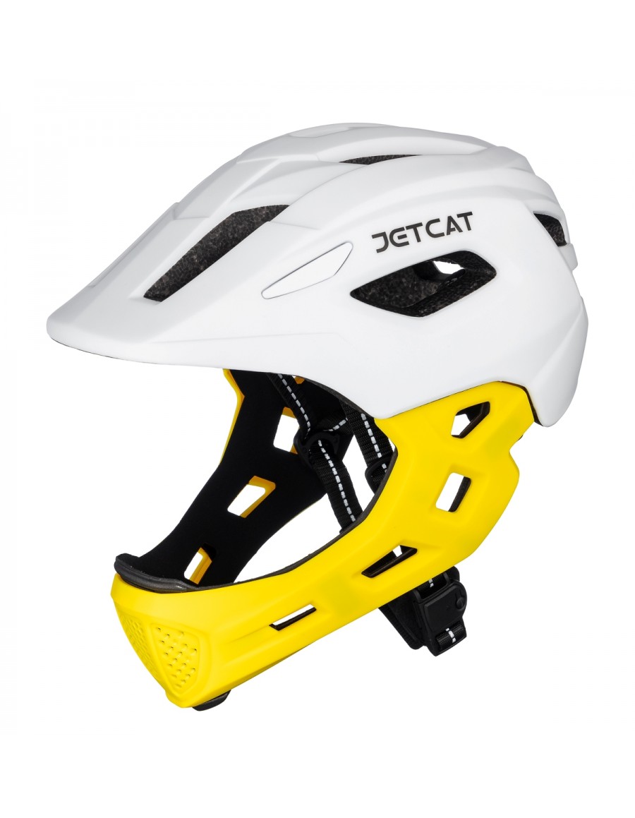 Шлем FullFace - Start (White/Yellow) -  JetCat
