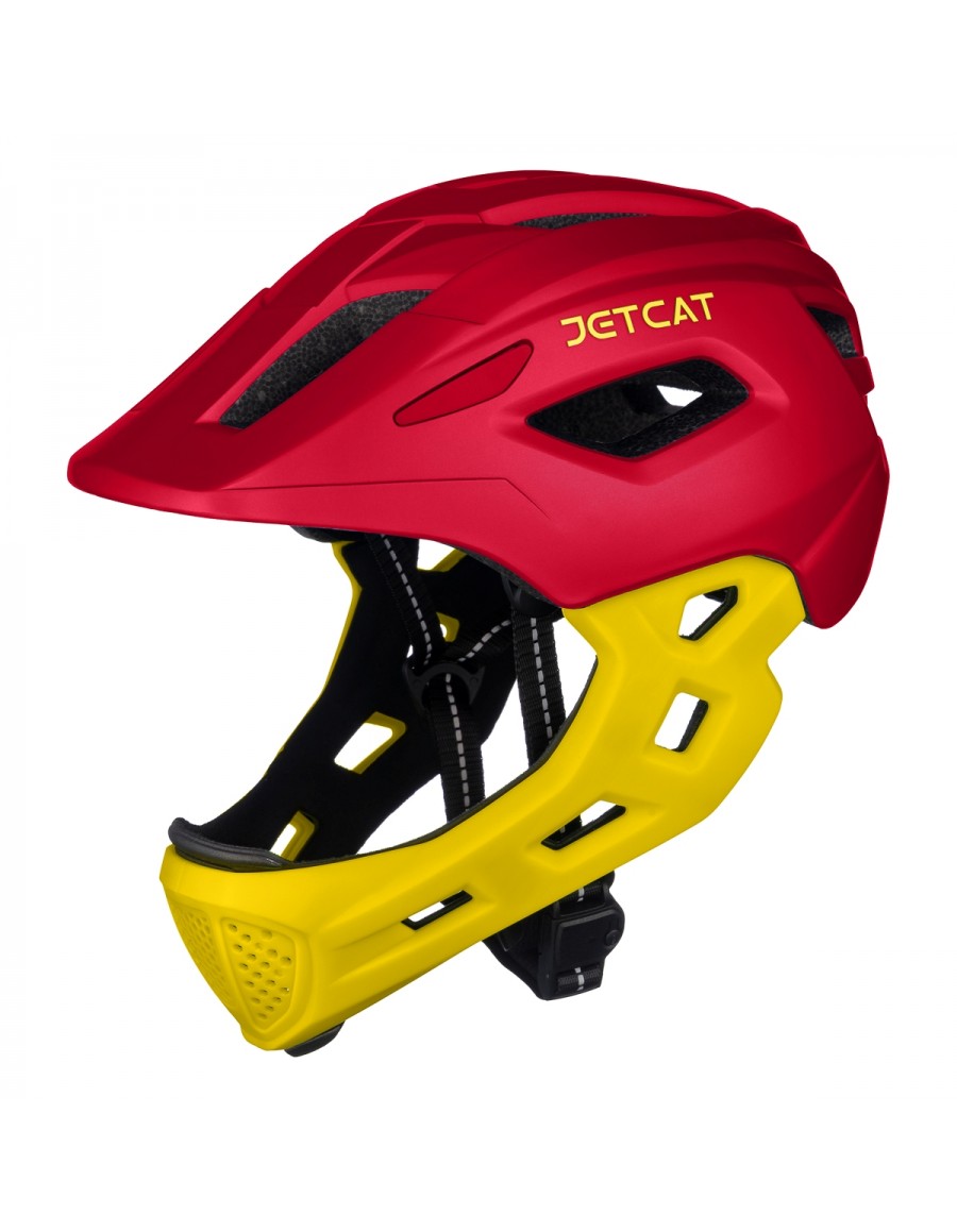 Шлем FullFace - Start (Red/Yellow) -  JetCat